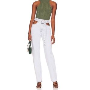 WeWoreWhat Cut Out‎ Straight in Blue Women’s Size 26